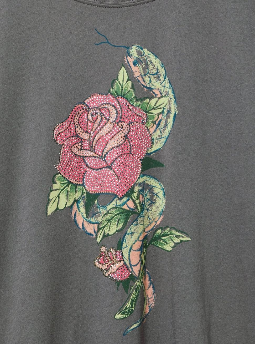 Tattoo Snake Classic Fit Heritage Jersey Crew Tee Product Image