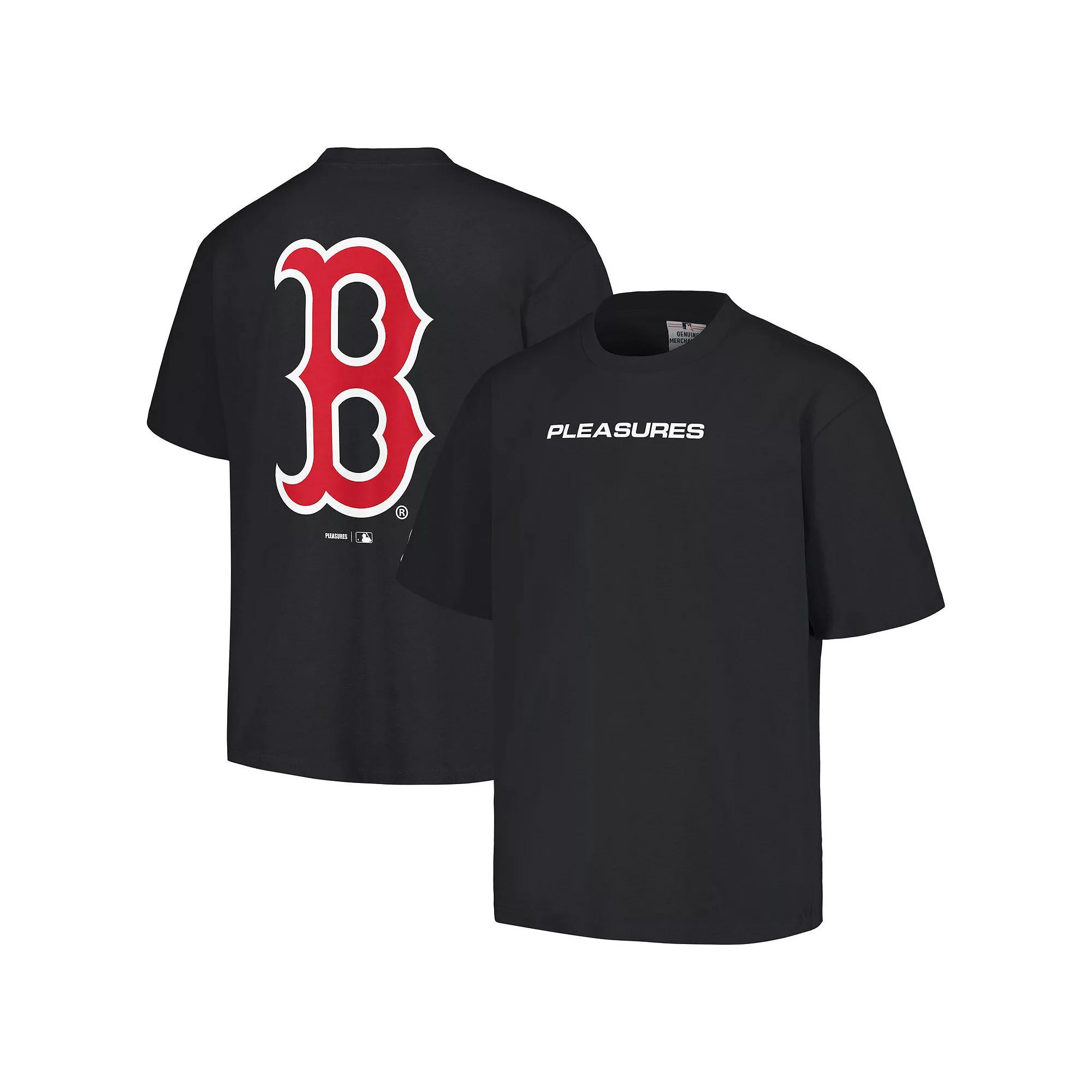 Men's PLEASURES Black Boston Red Sox Ballpark T-Shirt,  Product Image