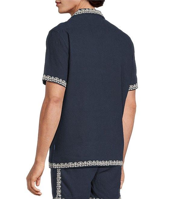Rowm Short Sleeve Embroidered Camp Shirt Product Image