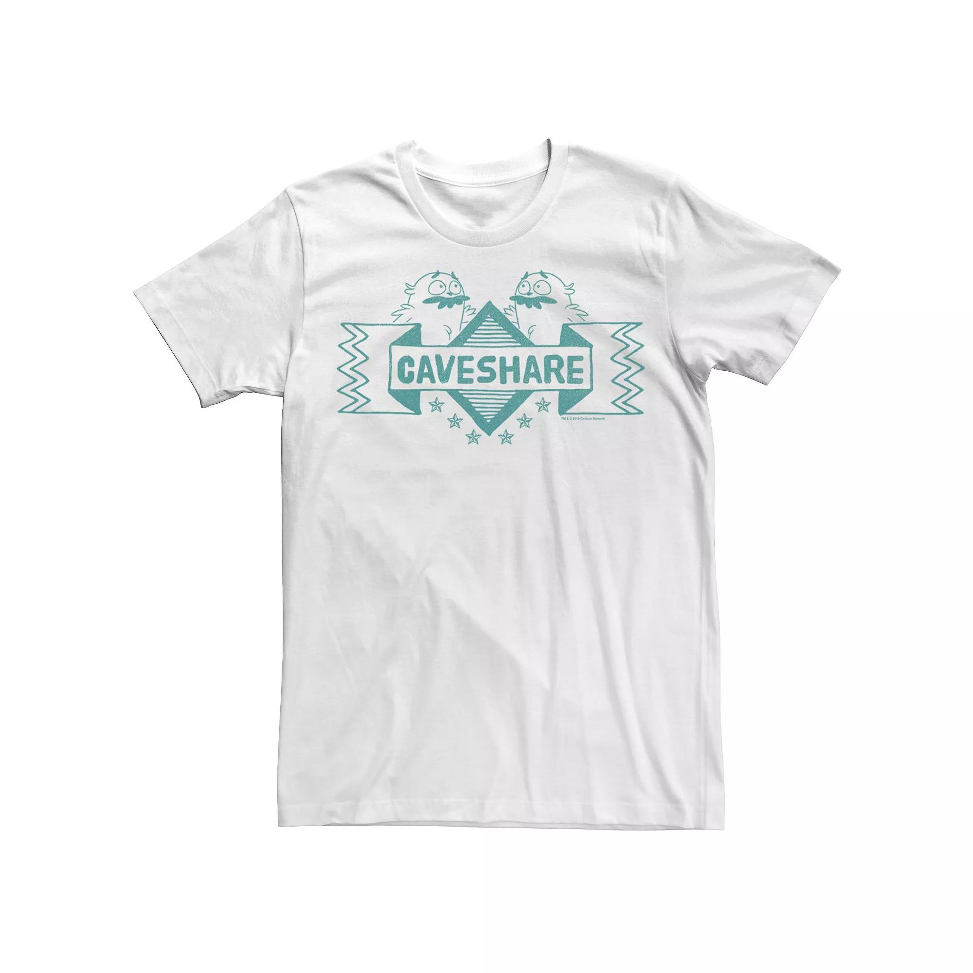 Men's We Bare Bears Caveshare Banner Graphic Tee, Size: XL, White Product Image