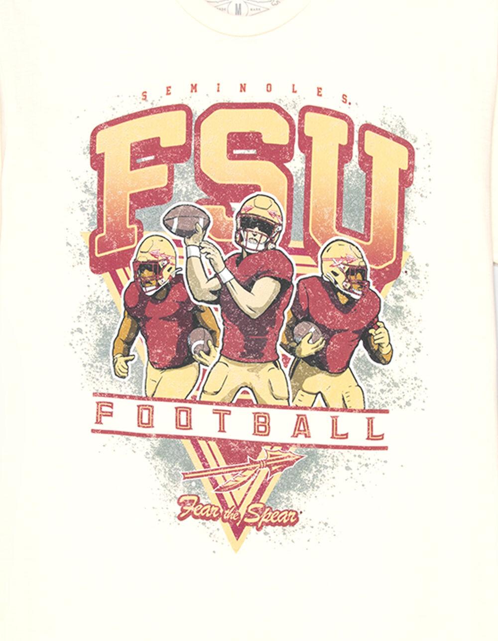 MITCHELL & NESS NCAA Florida State University Football Mens Tee - CREAM Product Image