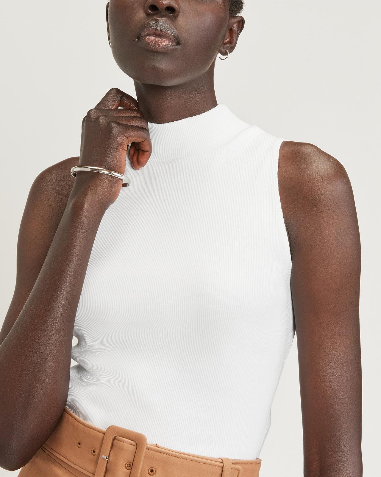 Womens Ribbed Mockneck Tank Sweater by Everlane Product Image