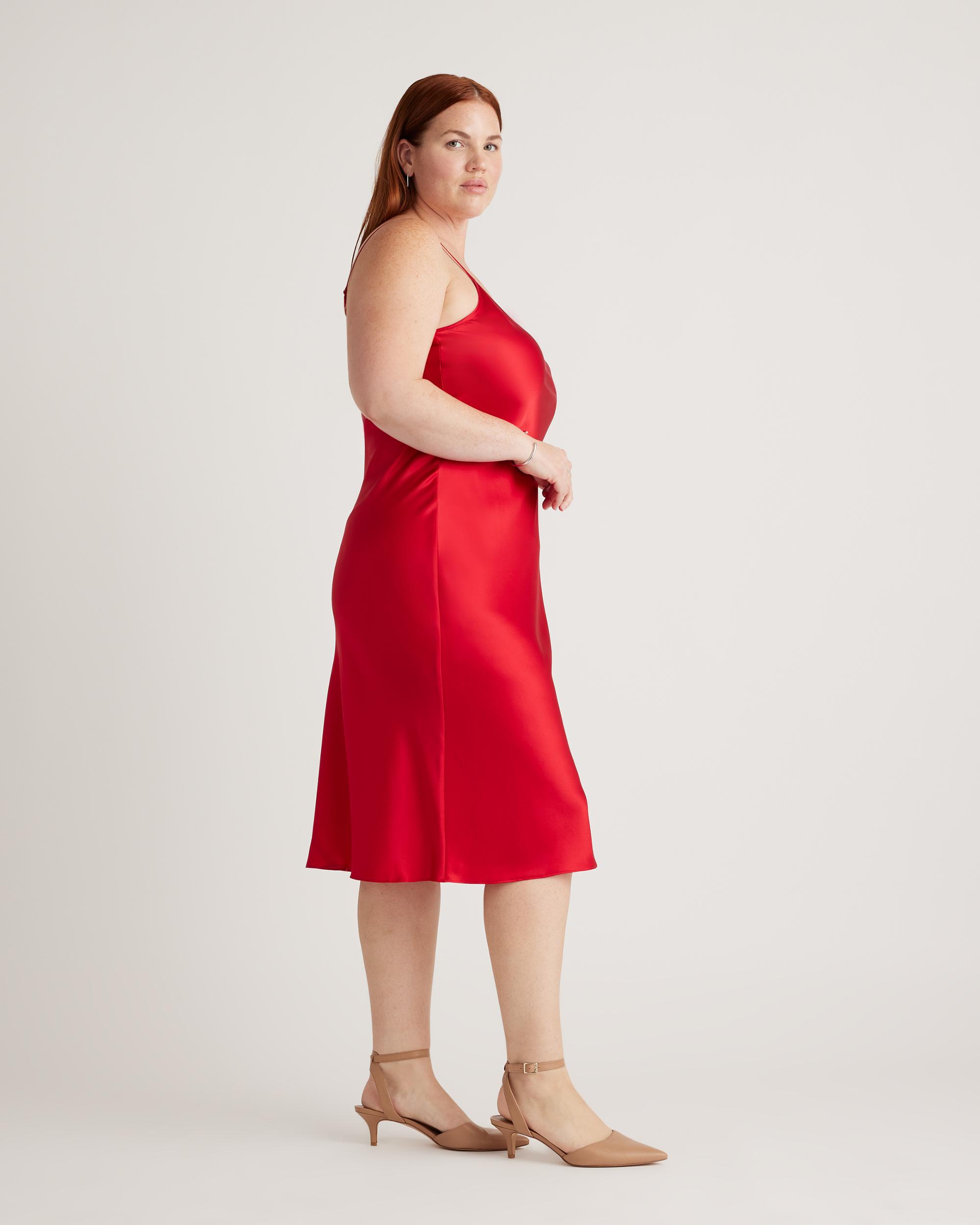 Quince | Women's Slip Dress Size XL, Silk Product Image