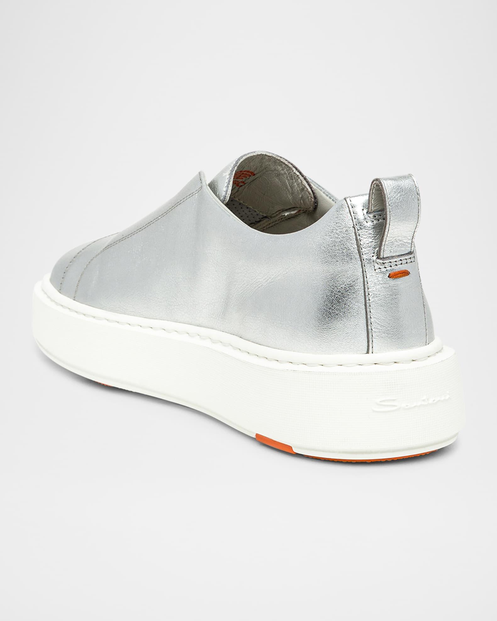 Victory Metallic Slip-On Sneakers Product Image