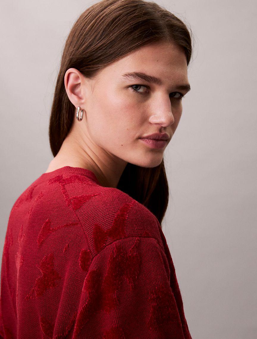 Textured Jacquard Cardigan Product Image