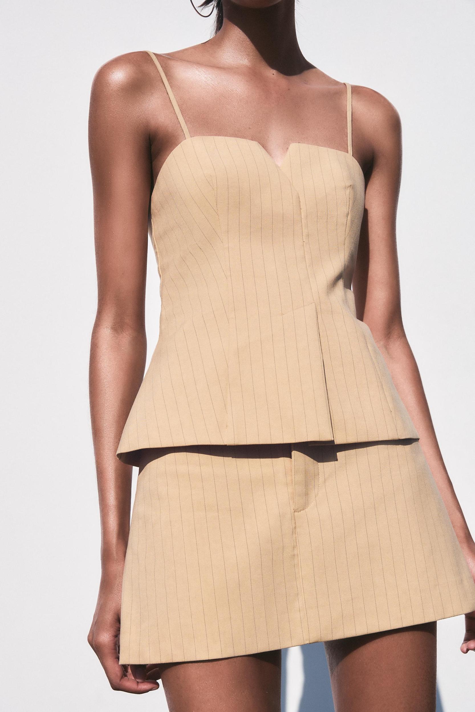 PINSTRIPE SKORT Product Image