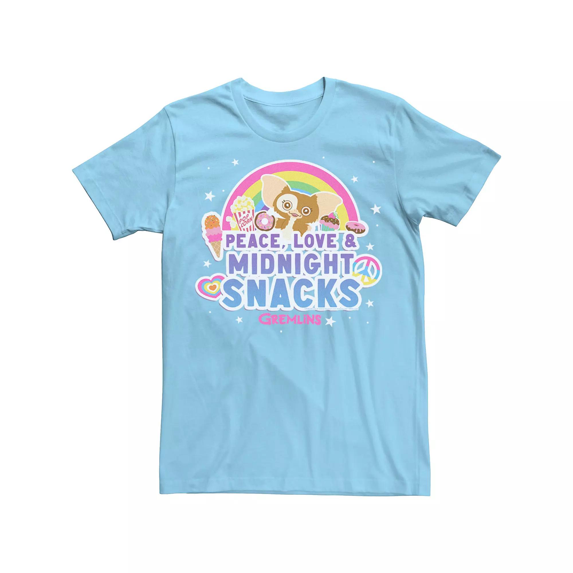 Men's Gremlins Peace Love And Midnight Snacks Tee,  Product Image
