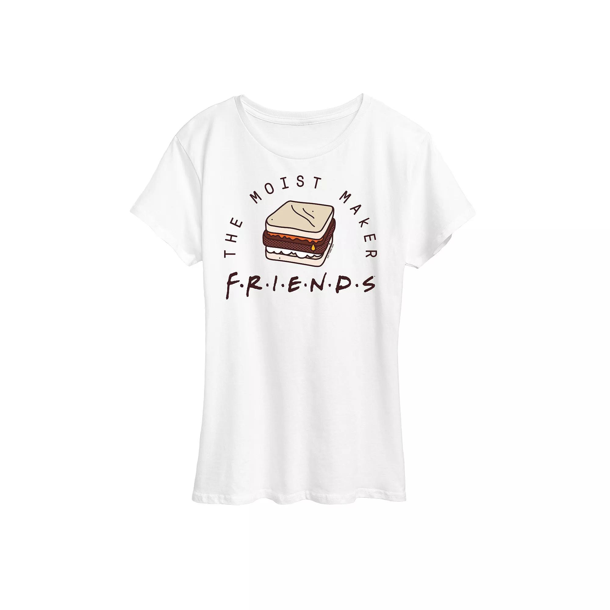 Women's Friends Moist Maker Graphic Tee, Girl's,  Product Image