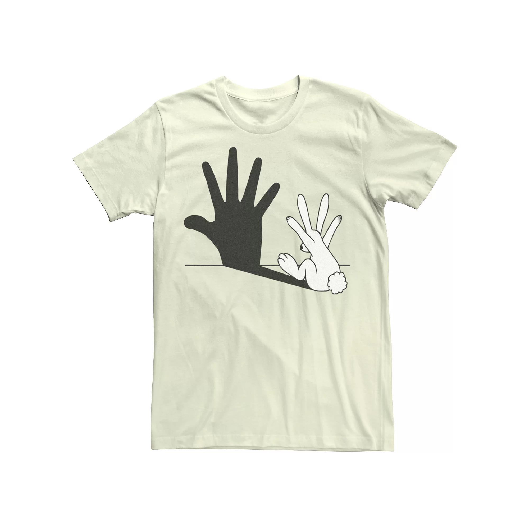 Men's Rabbit Hand Shadow Graphic Tee,  Product Image