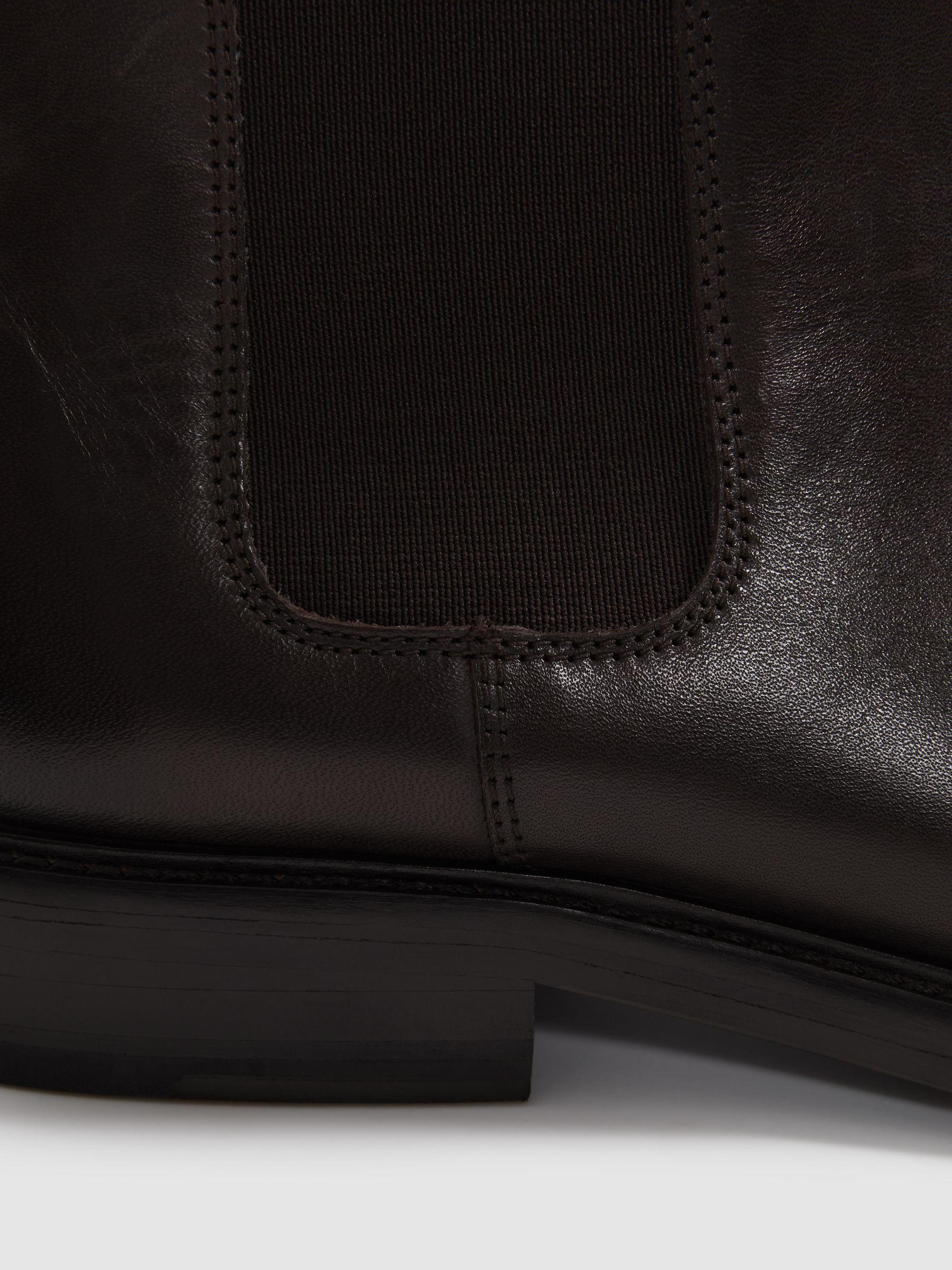 Leather Chelsea Boots in Brown Product Image
