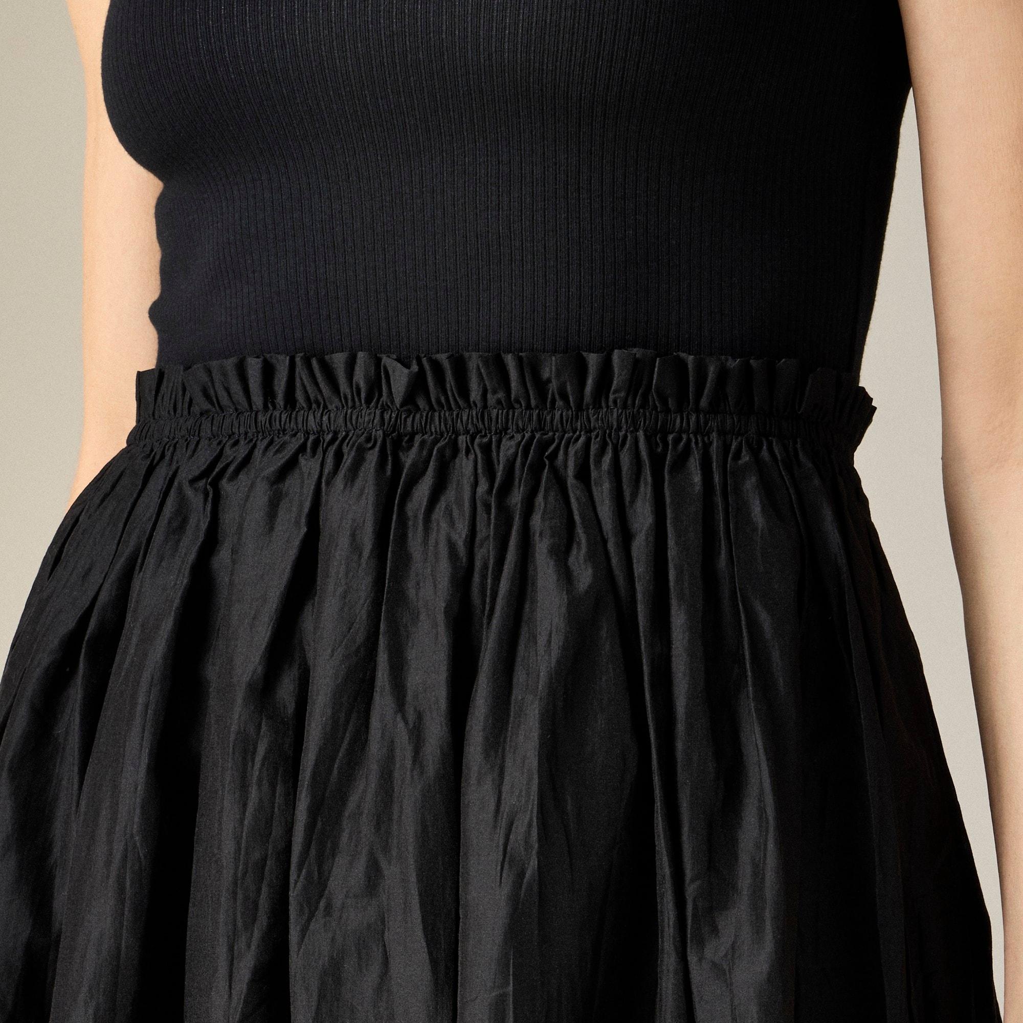 Gathered-waist mixy dress Product Image