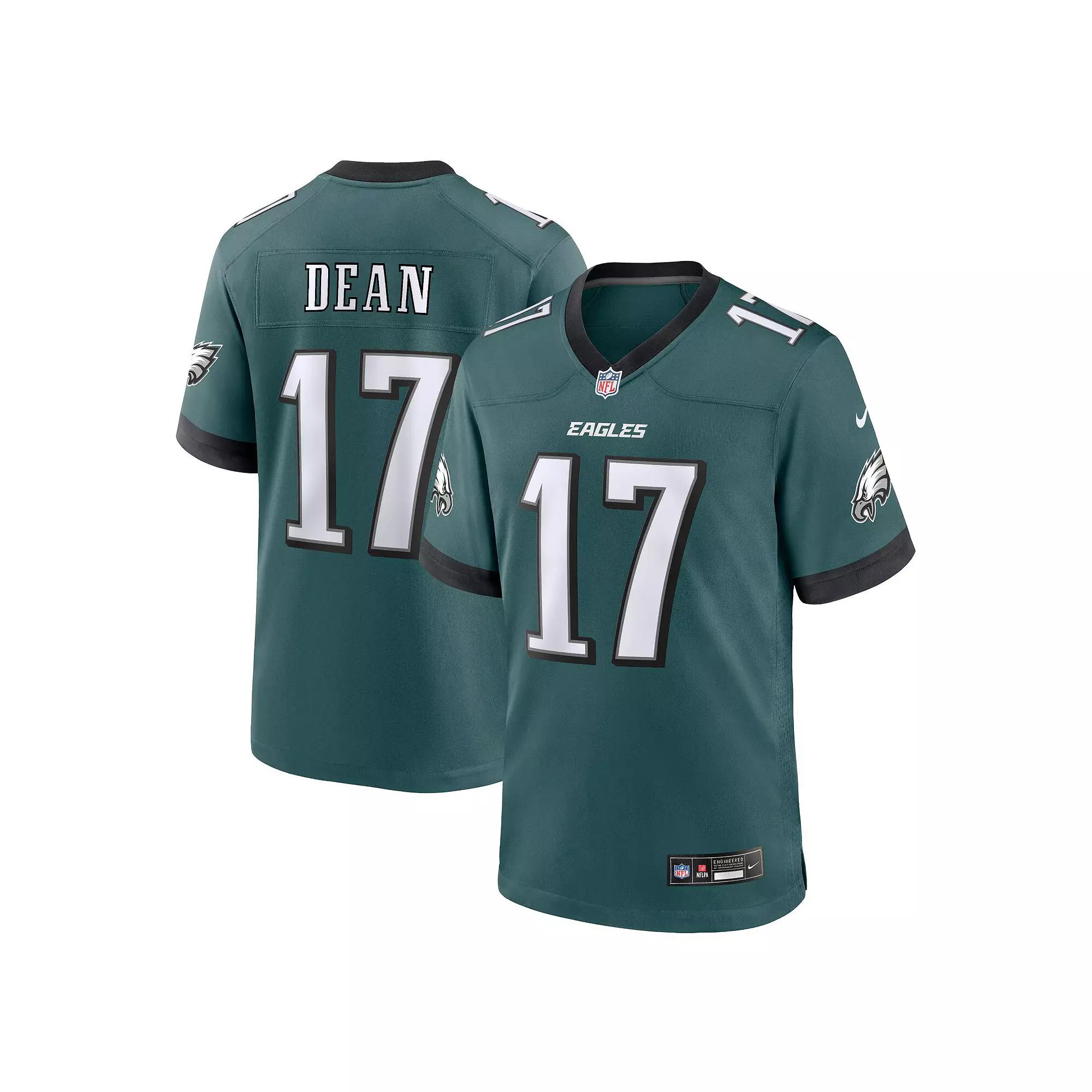 Men's Nike Nakobe Dean Midnight Green Philadelphia Eagles Team Game Jersey,  Product Image