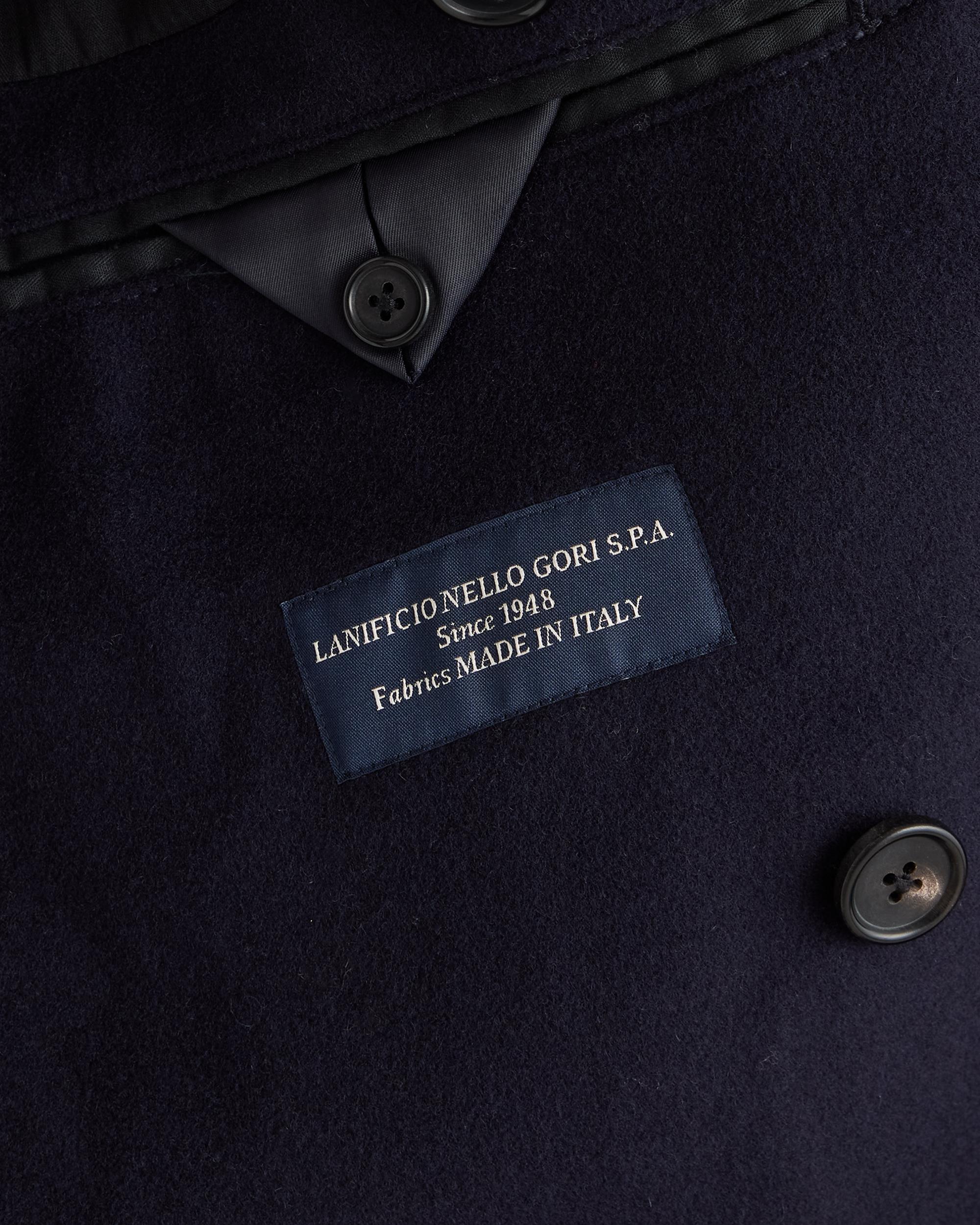 Quince | Men's Italian Wool Double-Breasted Officer Topcoat Wool/Nylon Product Image