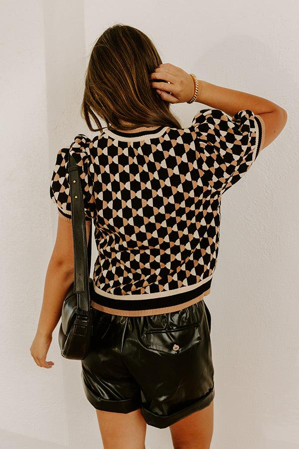 First Class Cutie Knit Sweater Top Product Image