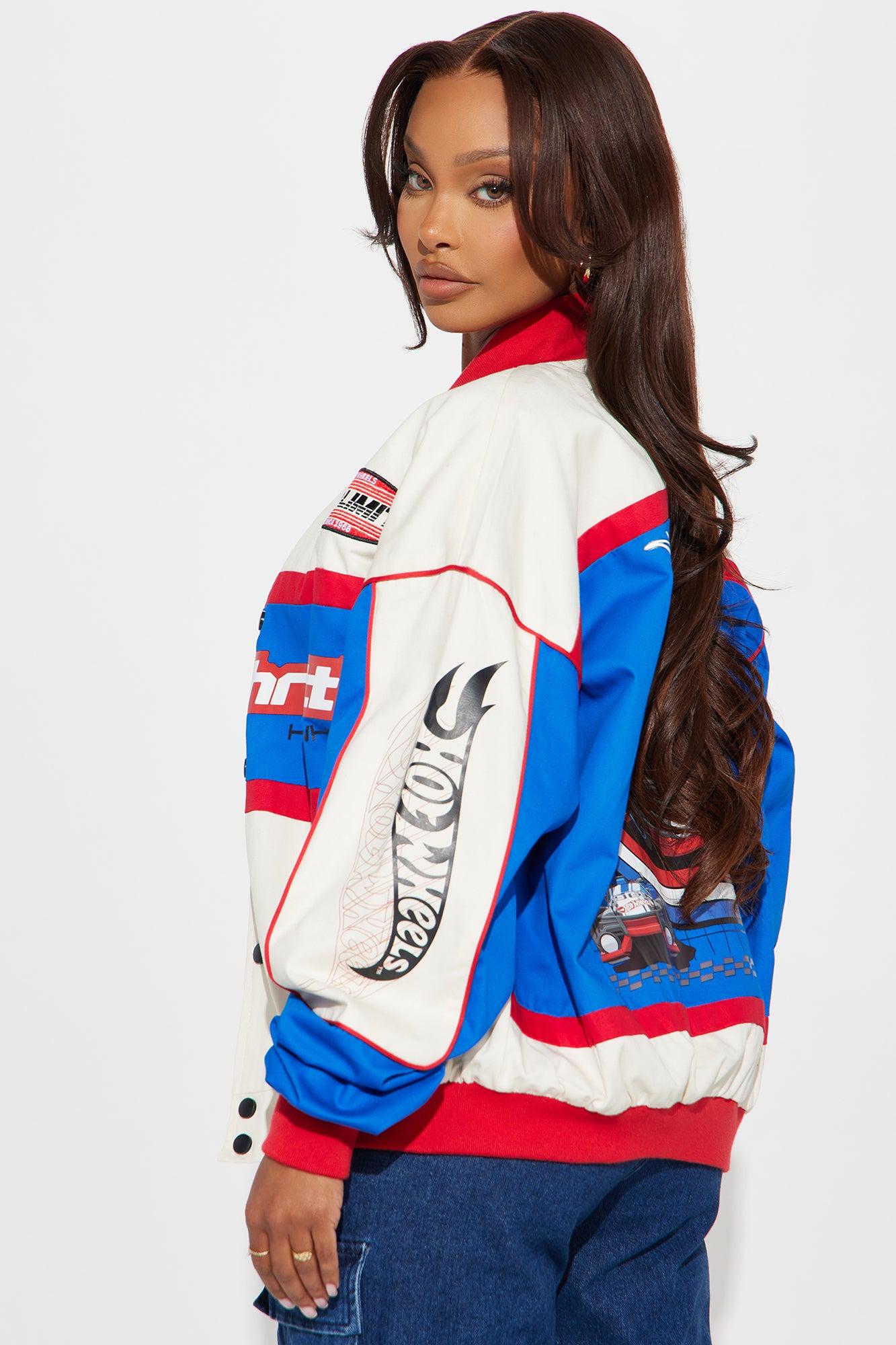 Hot Wheels Full Throttle Bomber Jacket - White/combo Product Image