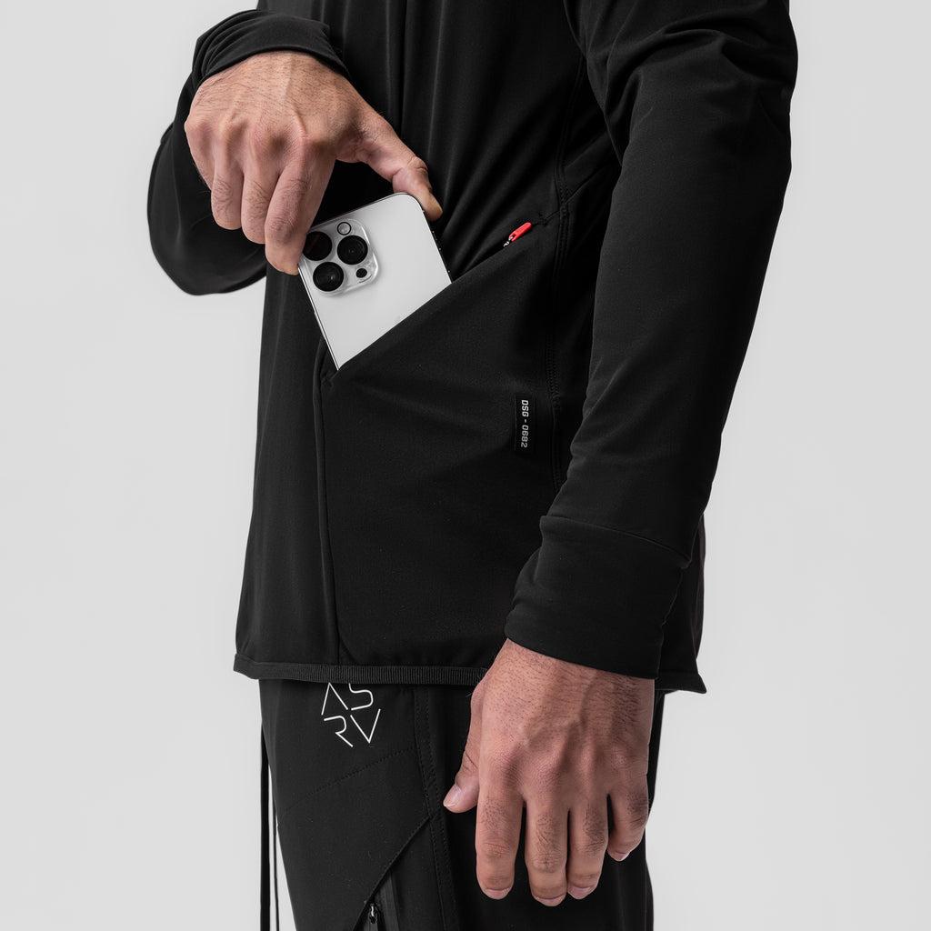 0682. Training Hoodie - Black "Cyber" Product Image