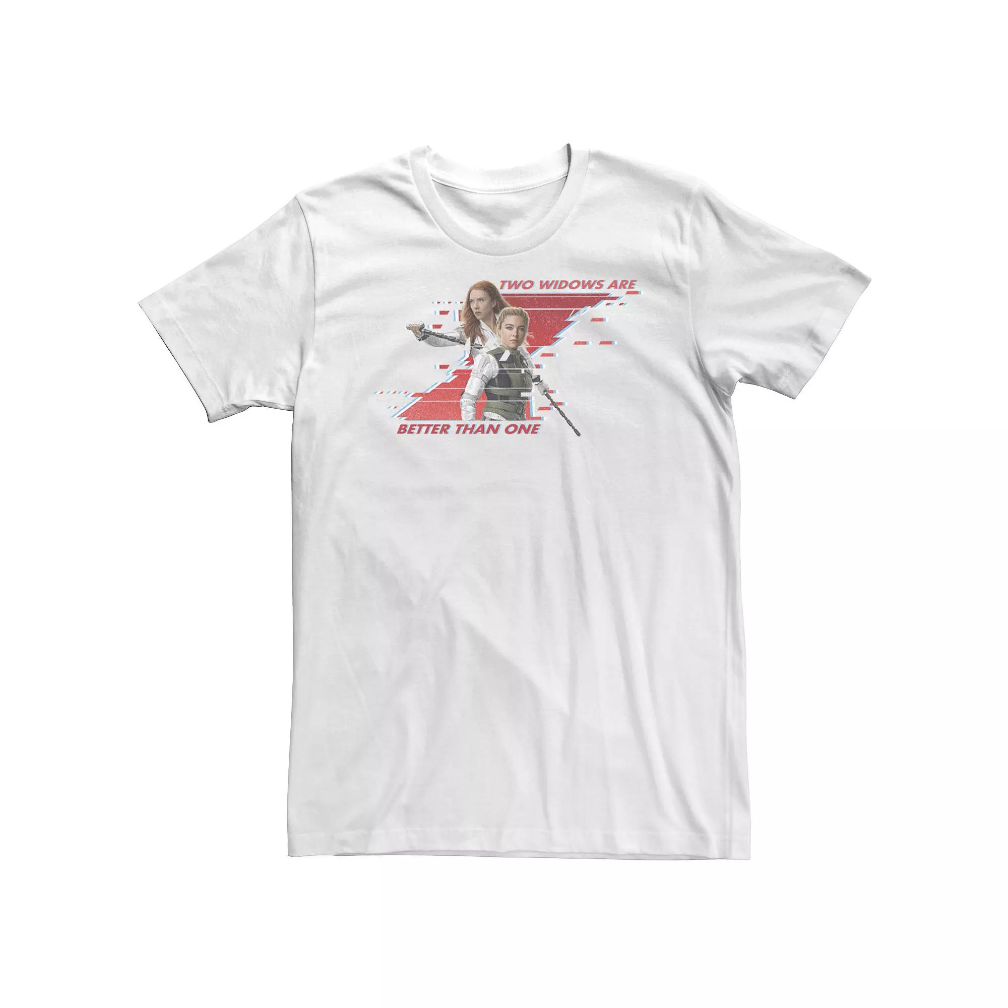 Big & Tall Marvel Black Widow Two Widows Are Better Than One Tee, Men's,  Product Image