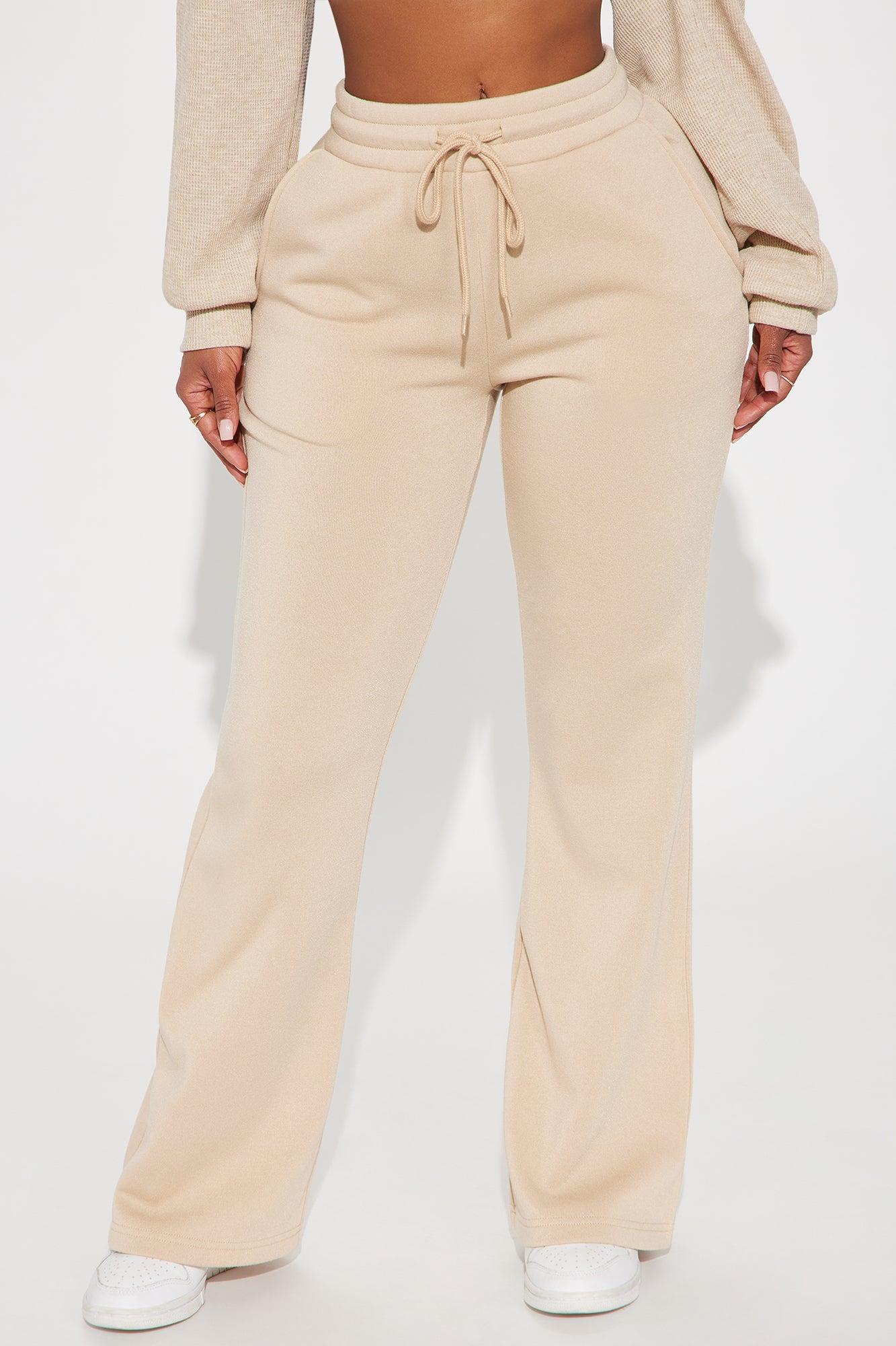 Candice Petite Lounge Flare Pant - Sand Product Image