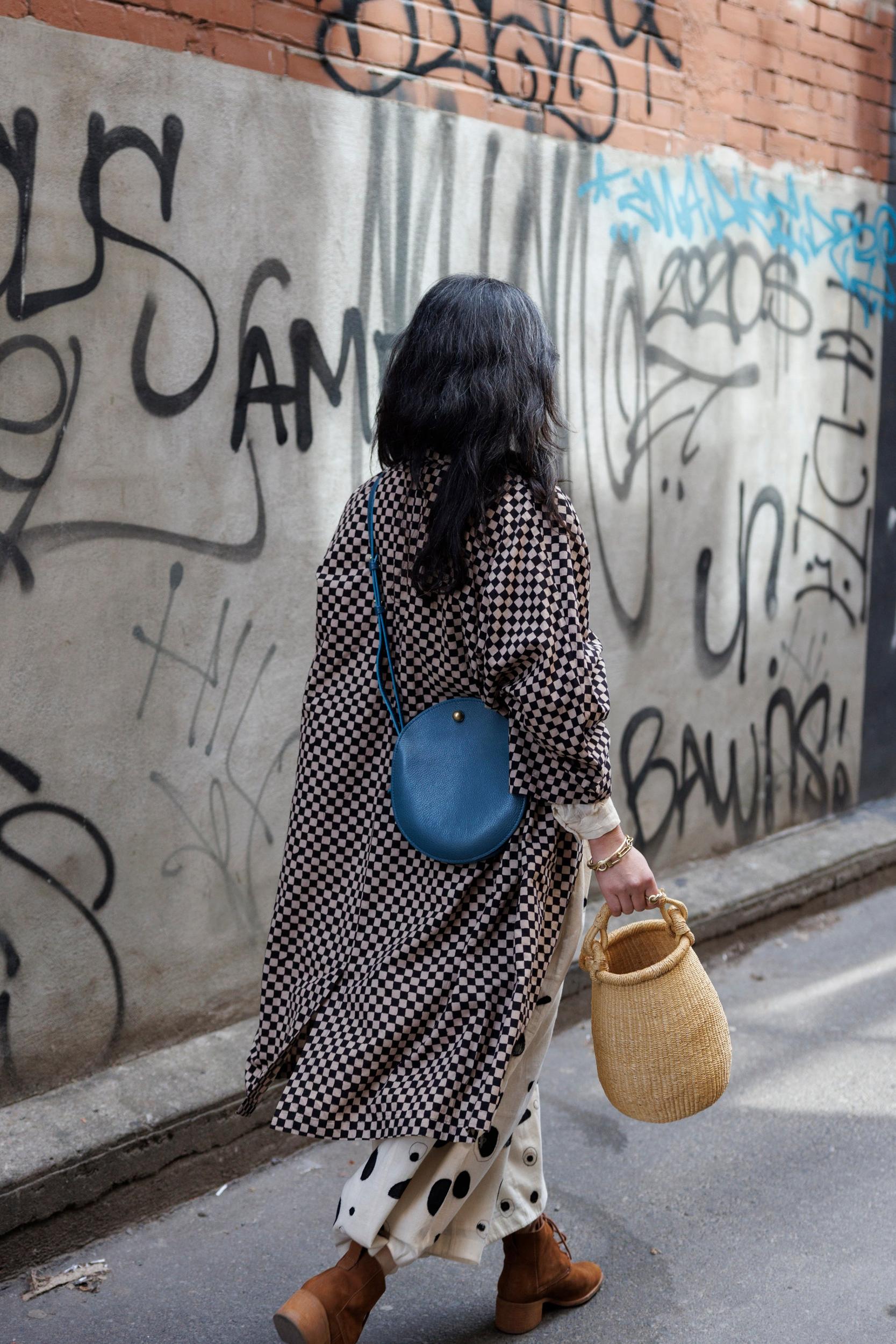 Lightweight Checkered Duster jacket Product Image