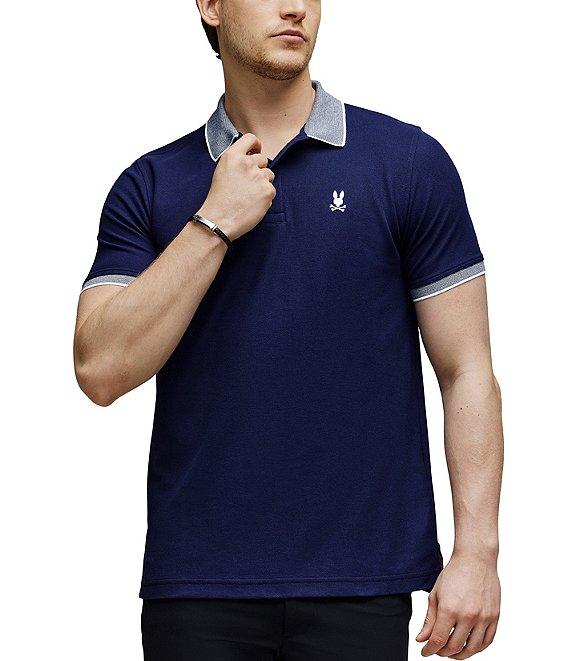 Psycho Bunny Jonas Pique Short Sleeve Polo Shirt Product Image