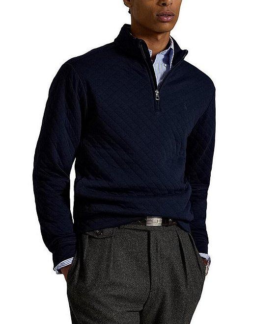 Polo Ralph Lauren Quilted Double-Knit Jersey Pullover Product Image