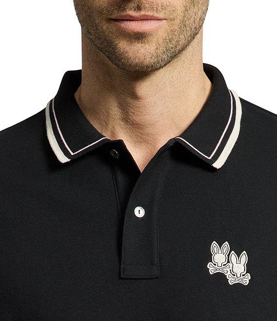 Psycho Bunny Elliot Pique Short Sleeve Polo Shirt Product Image