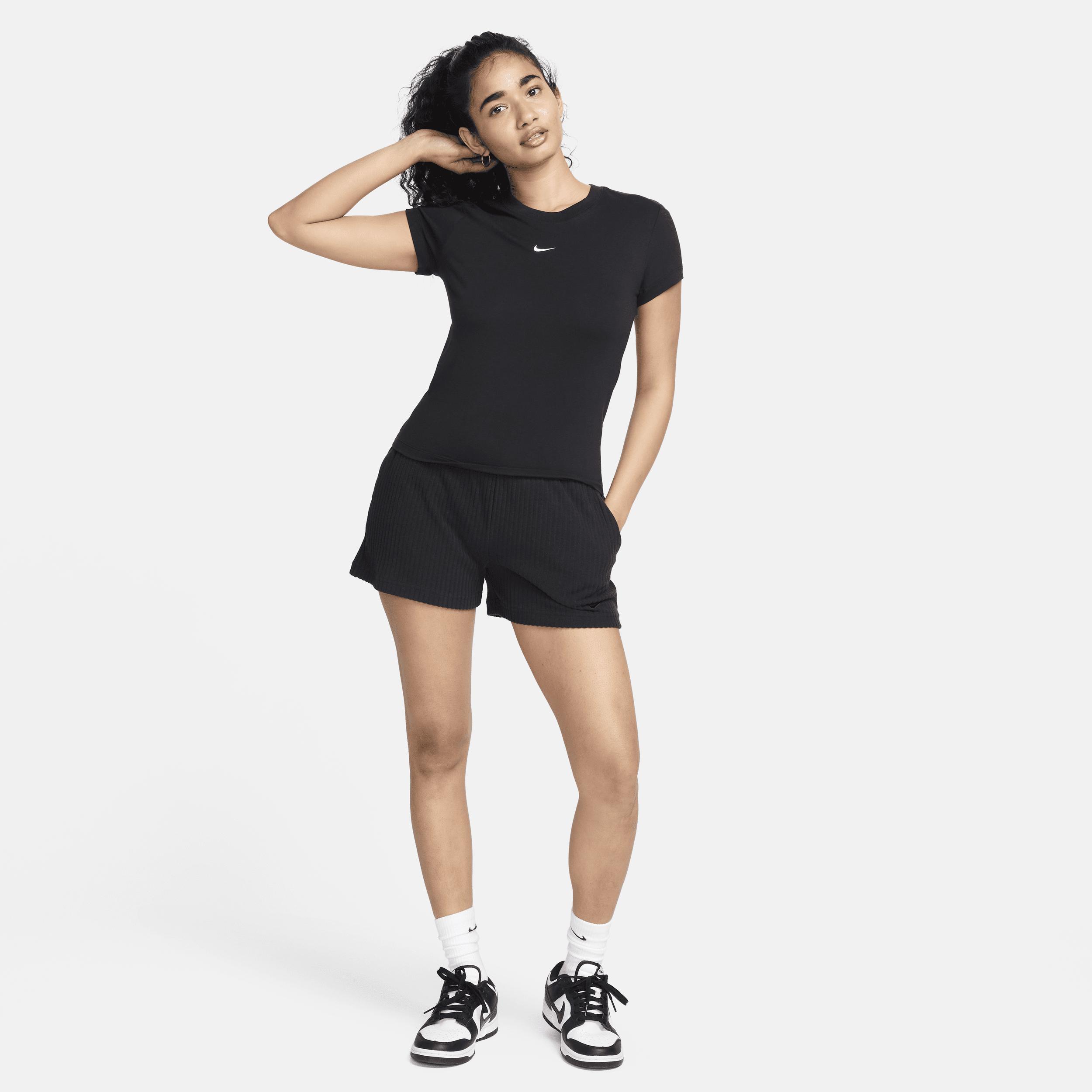 Womens Nike Sportswear Chill Knit T-Shirt | FV5508-010 Product Image