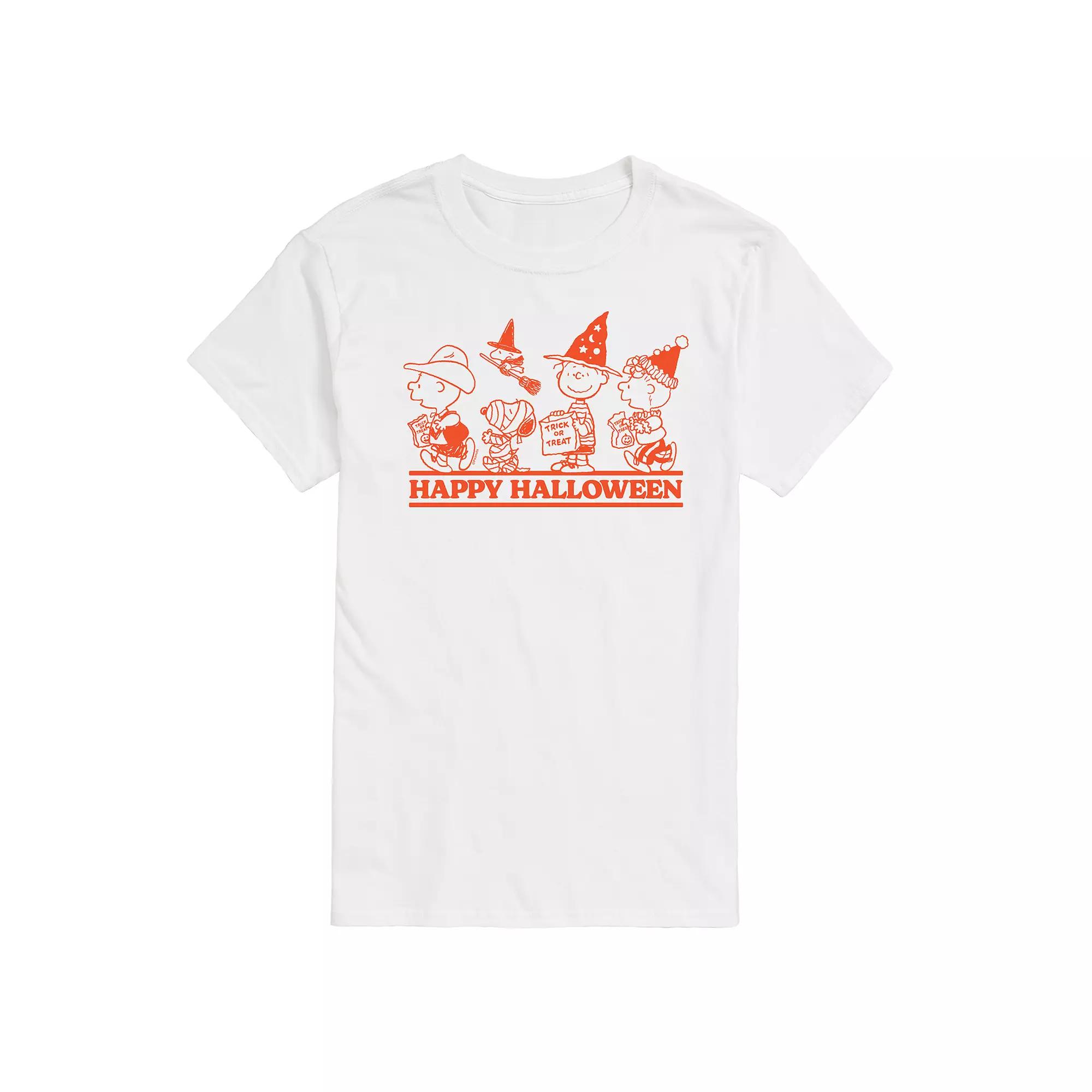Men's Peanuts Happy Halloween Graphic Tee,  Product Image