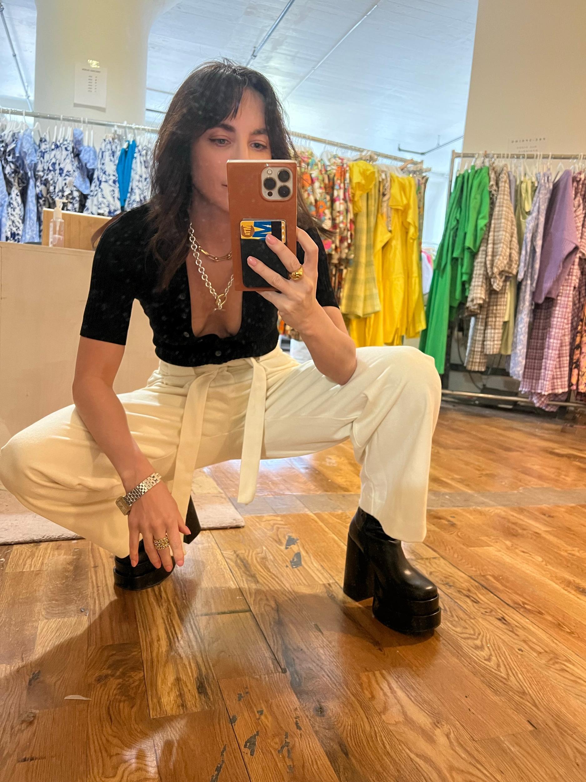 Abby Pant - Latte Product Image