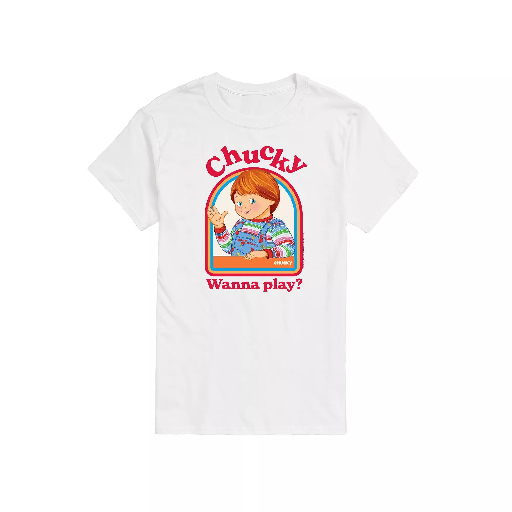 Men's Chucky Wanna Play Graphic Tee,  Product Image
