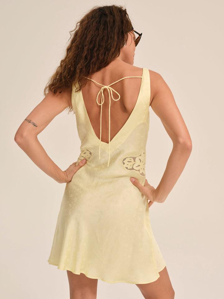 Sunrise Mini Dress — Yellow Product Image