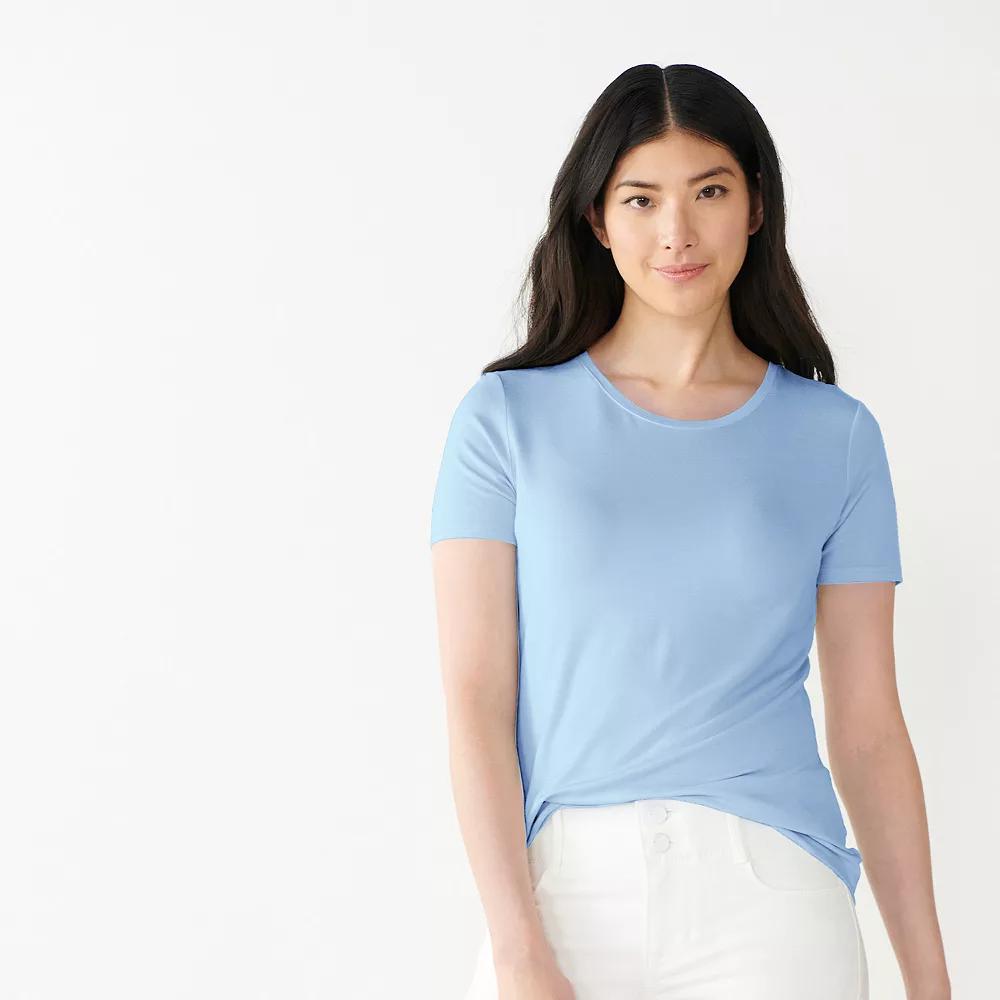 Women's Nine West Essential Crewneck Tee,  Product Image