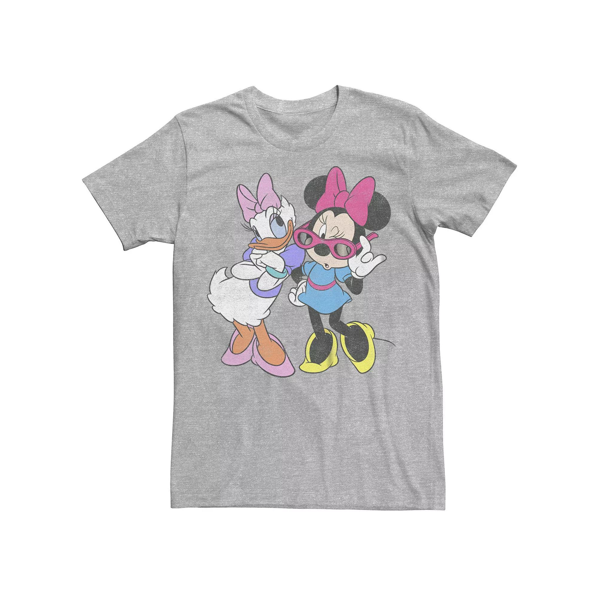 Disney's Minnie Mouse And Daisy Fashionable Juniors' Boyfriend Graphic Tee, Women's,  Product Image