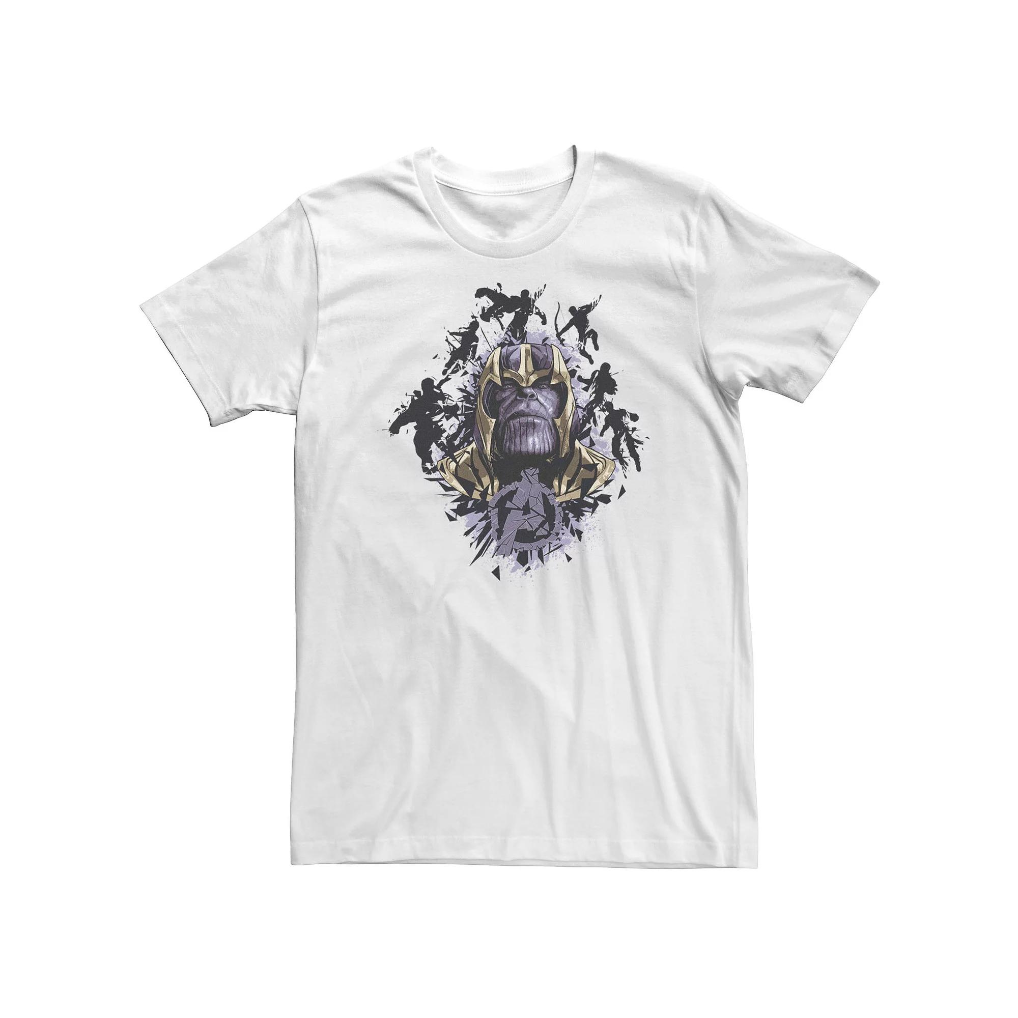 Big & Tall Marvel Avengers Endgame Shatter Logo Hero Graphic Tee, Men's,  Product Image