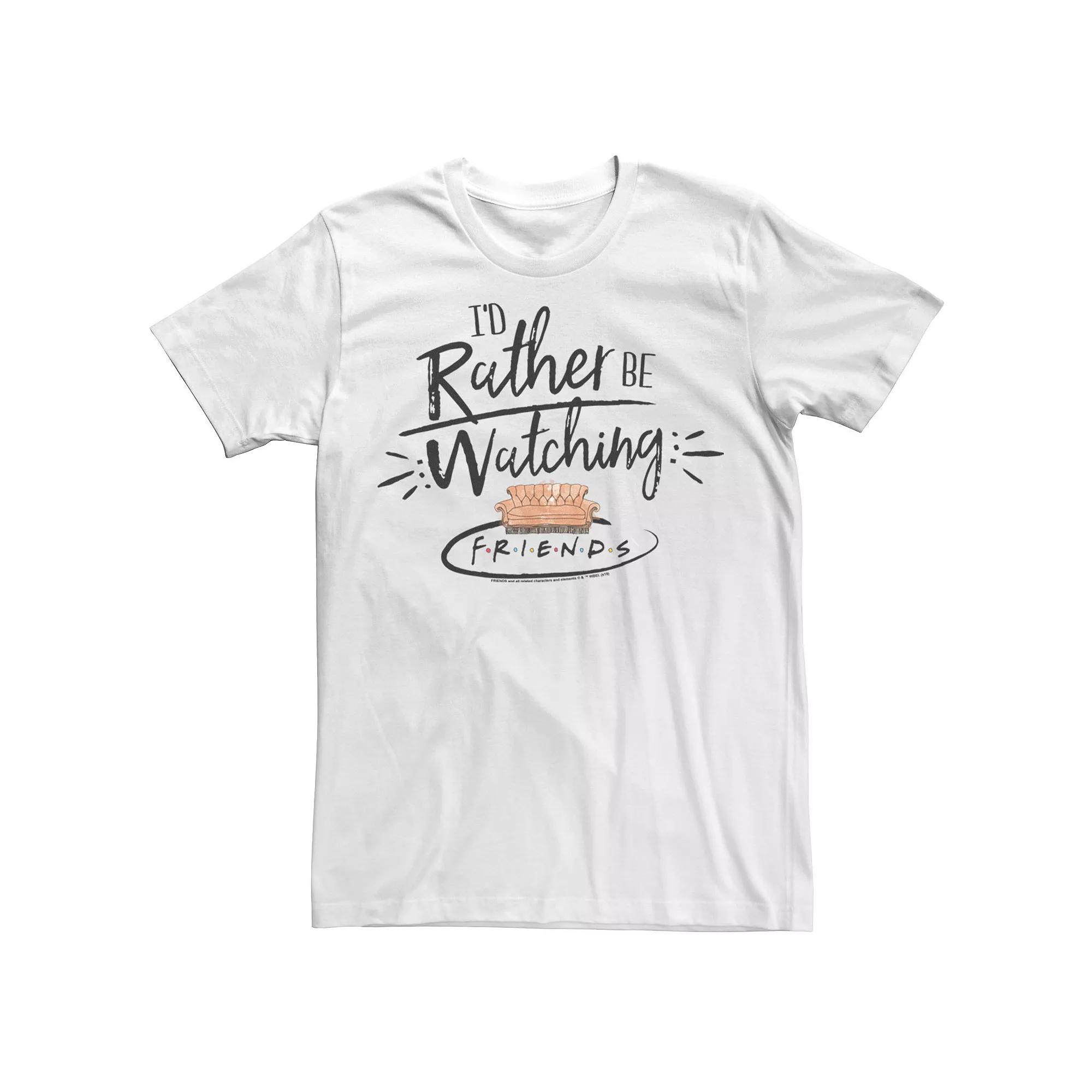 Men's Friends I'd Rather Be Watching Friends Tee,  Product Image