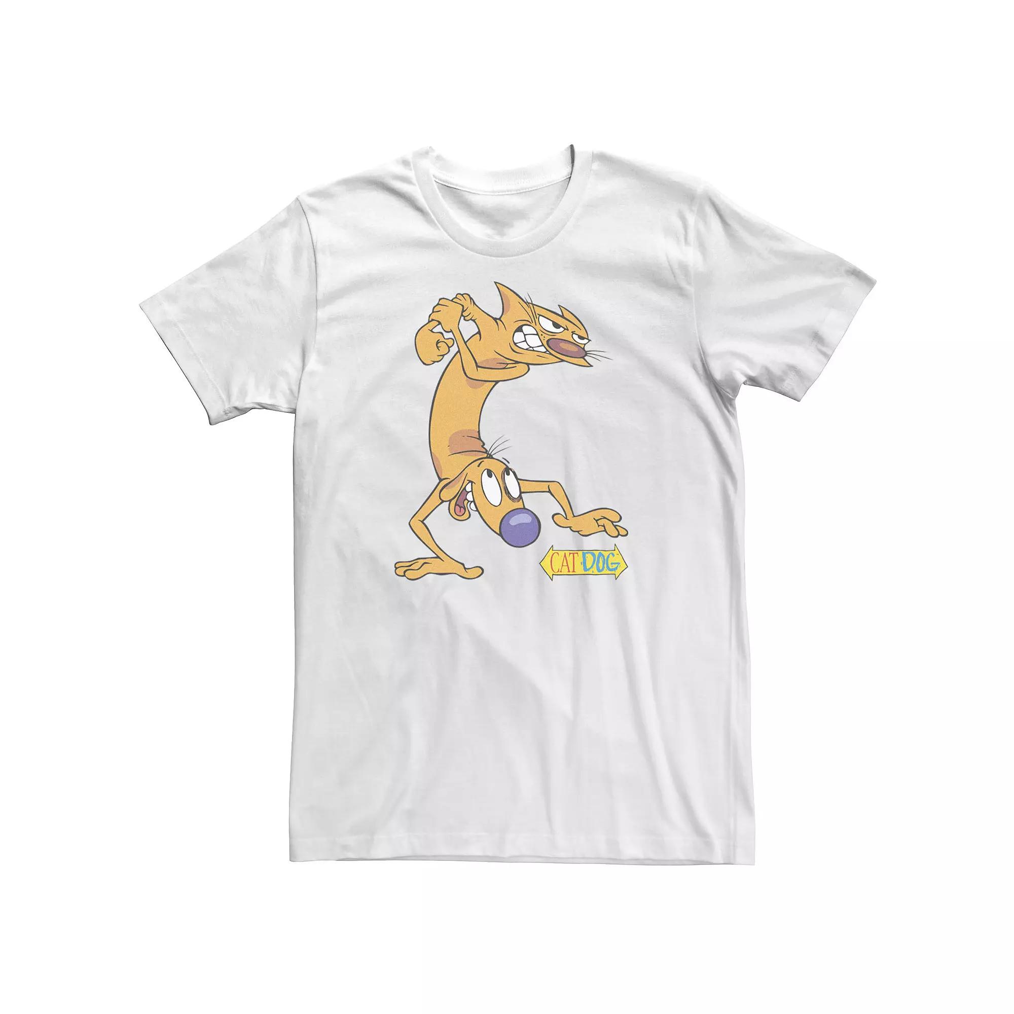 Big & Tall Nickelodeon CatDog Tough Guys Tee, Men's,  Product Image
