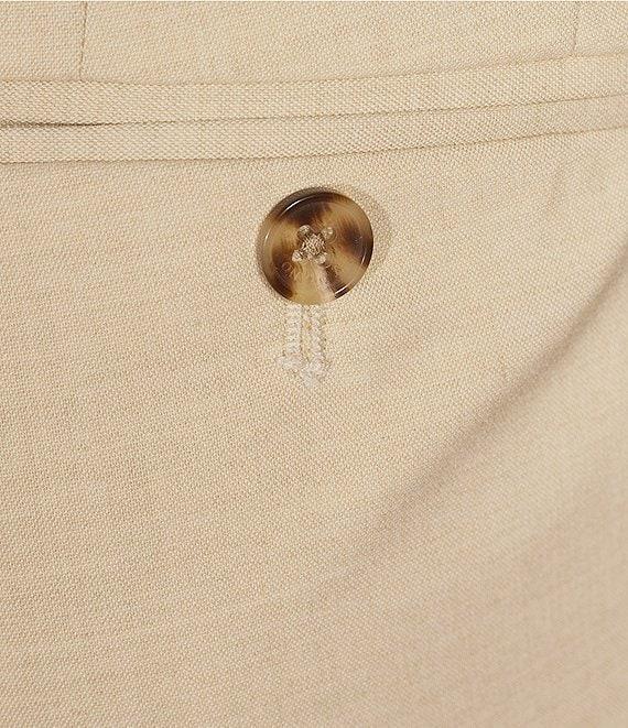 Murano Wardrobe Essentials Alex Slim Fit TekFit Waistband Suit Separates Flat Front Dress Pants Product Image