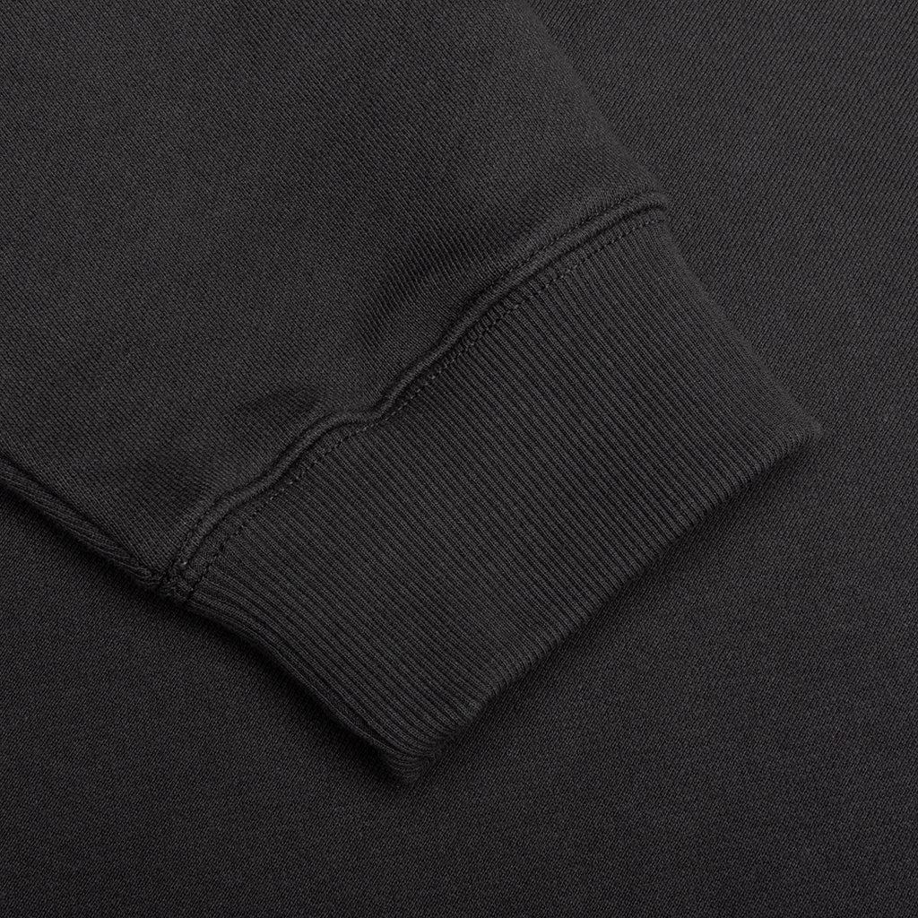 Debossed Crewneck - Black Male Product Image