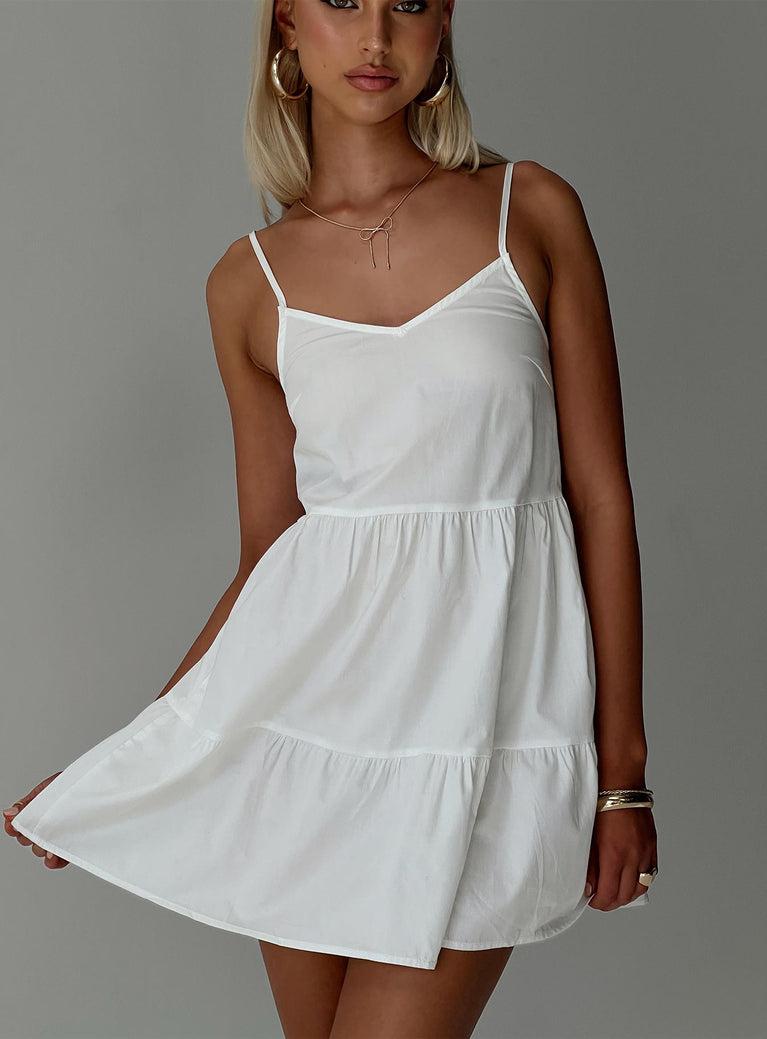 Zorion Mini Dress White Product Image