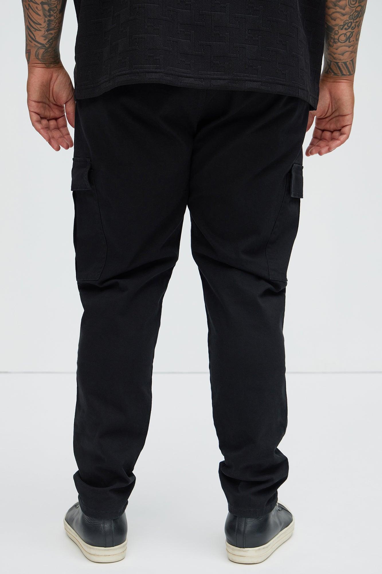 Kyle Slim Cargo Pants - Black Product Image