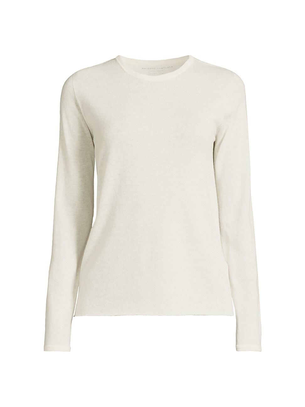 Womens Cashmere Crewneck Sweater Product Image