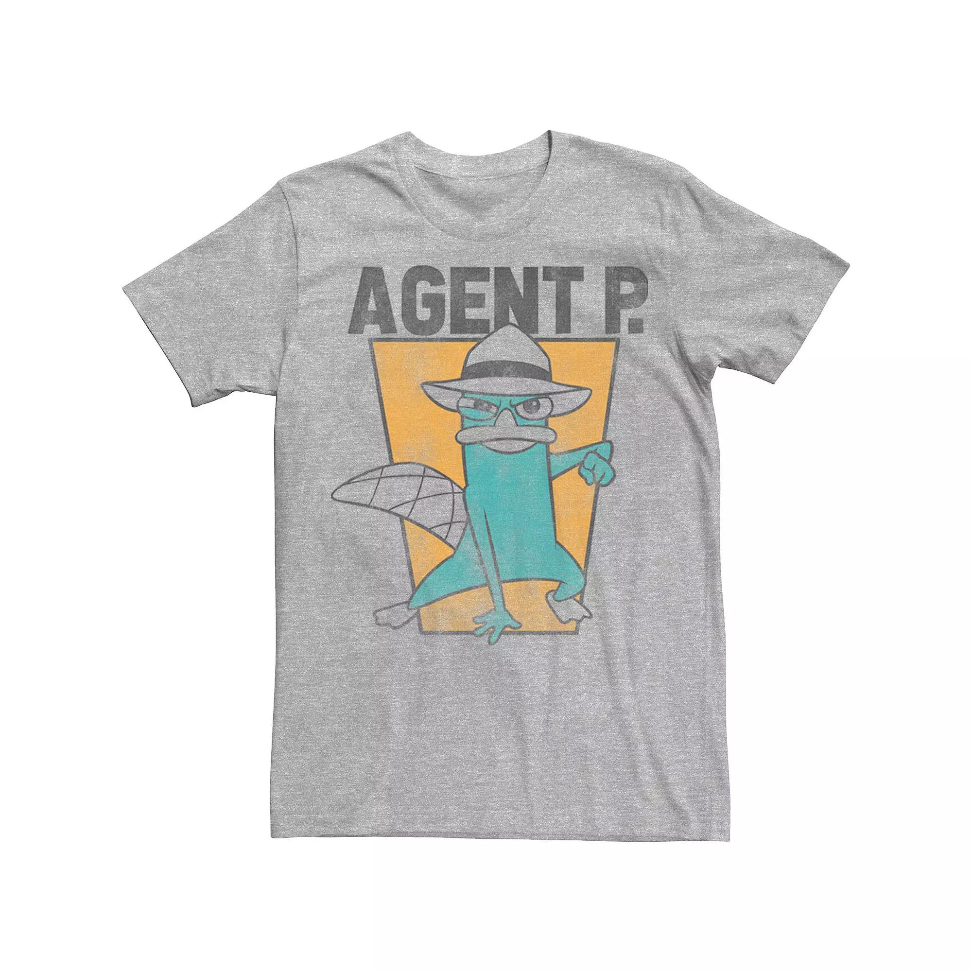 Disney's Phineas And Ferb Agent P Poster Men's Tee,  Product Image