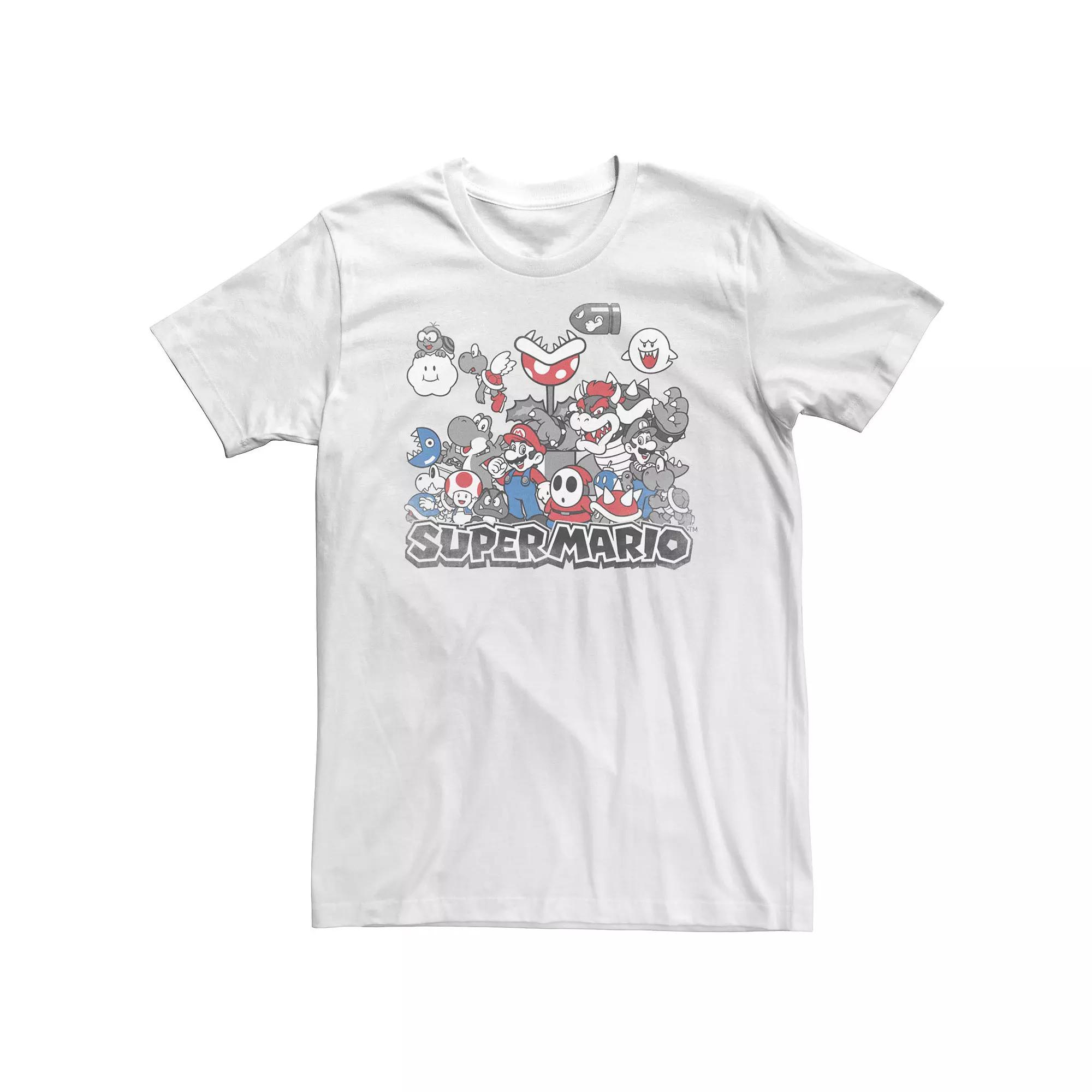 Big & Tall Nintendo Super Mario Running Tee, Men's,  Product Image