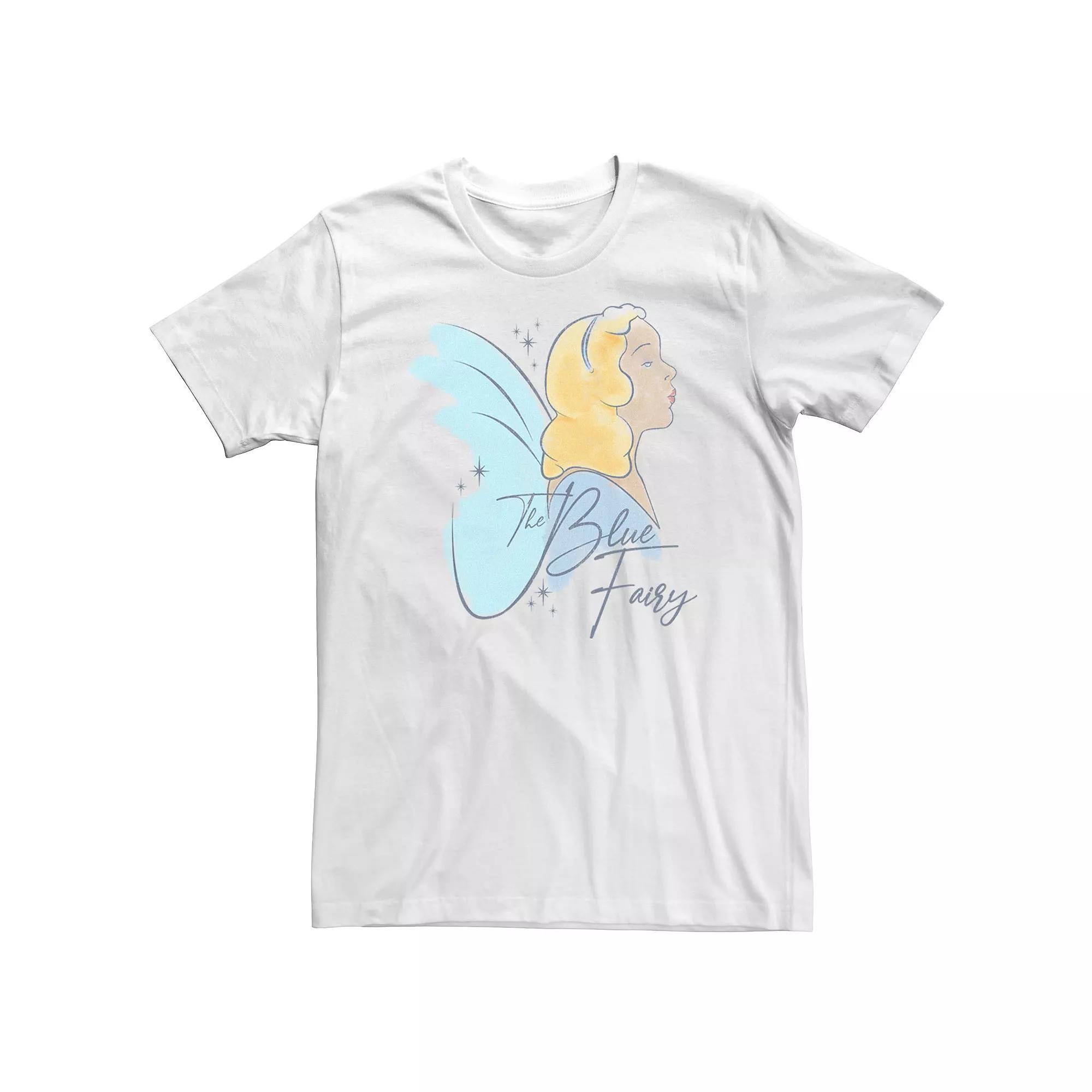 Big & Tall Disney Pinocchio The Blue Fairy Watercolor Tee, Men's,  Product Image