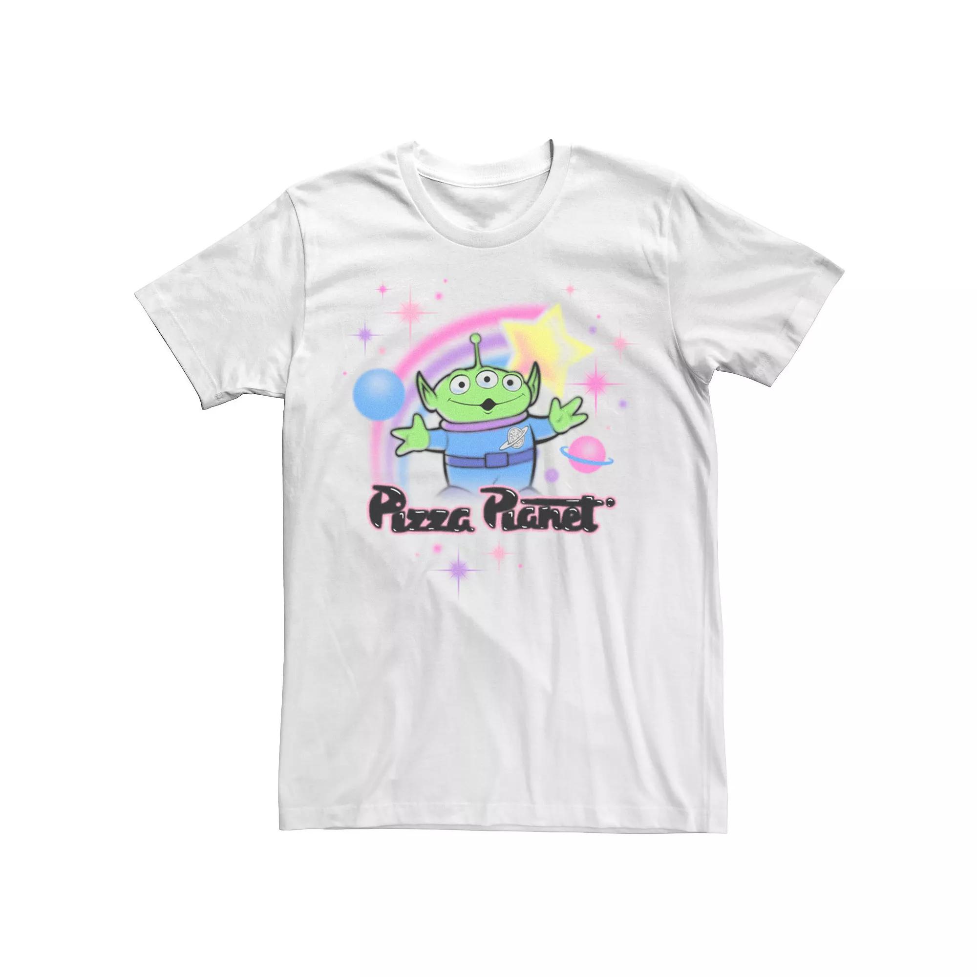 Disney / Pixar's Toy Story Alien Men's Pizza Planet Airbrush Tee,  Product Image