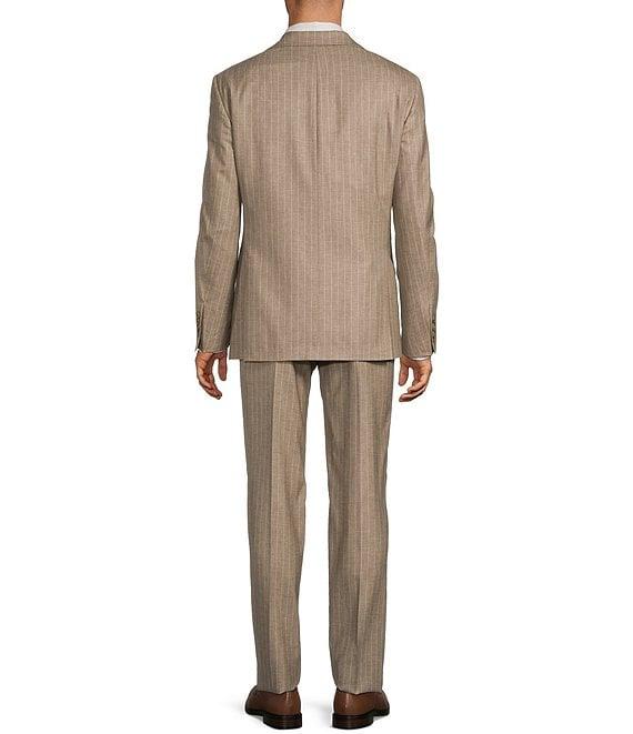 Hart Schaffner Marx Chicago Classic Fit Flat Front Stripe 2-Piece Suit Product Image