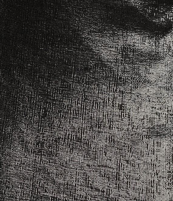 B. Darlin Sleeveless Cowl Neckline Fog Foil Bodycon Dress Product Image