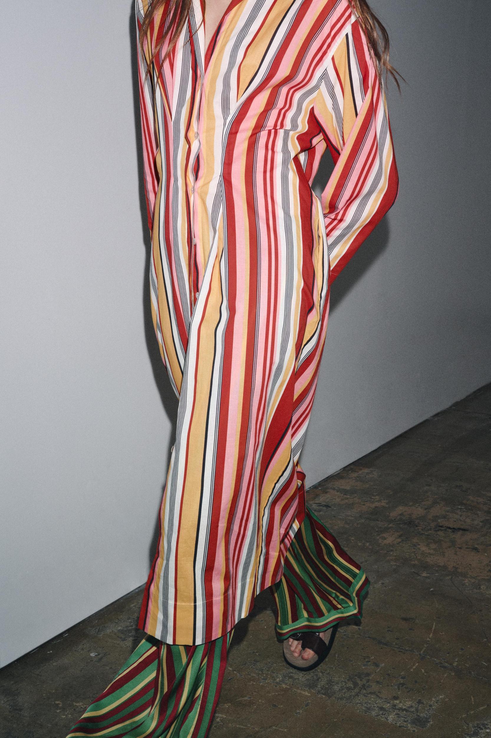 ZW COLLECTION STRIPED SHIRT DRESS Product Image