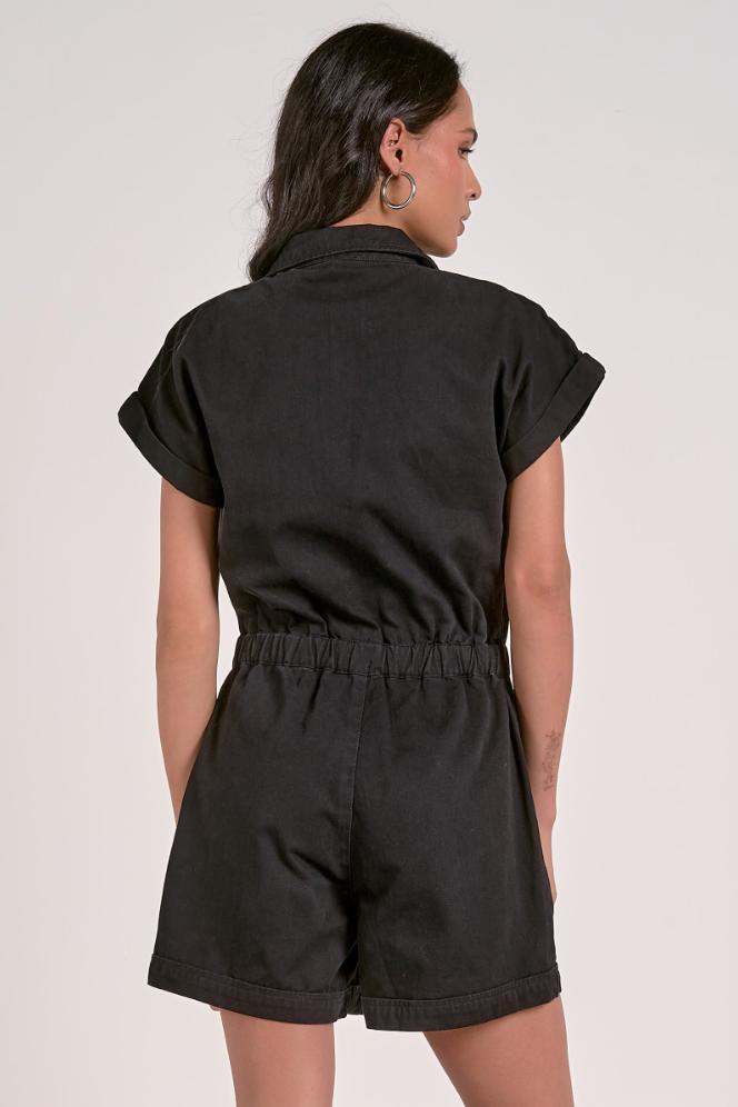Belted Romper Product Image