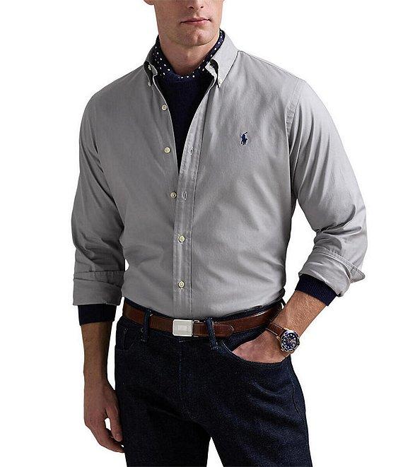 Polo Ralph Lauren Classic-Fit Stretch Oxford Long-Sleeve Woven Shirt Product Image